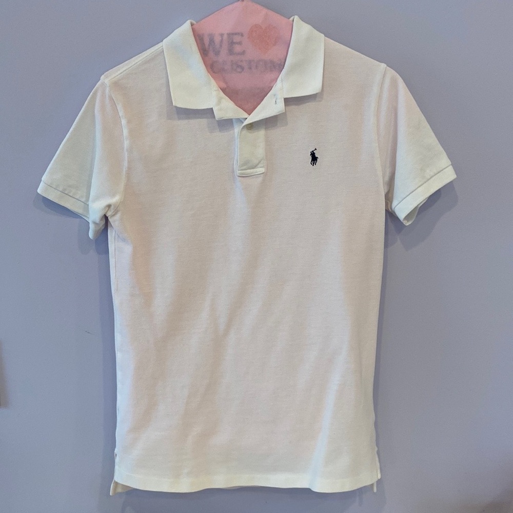 Polo Ralph Lauren White Polo Shirt Boys Medium
